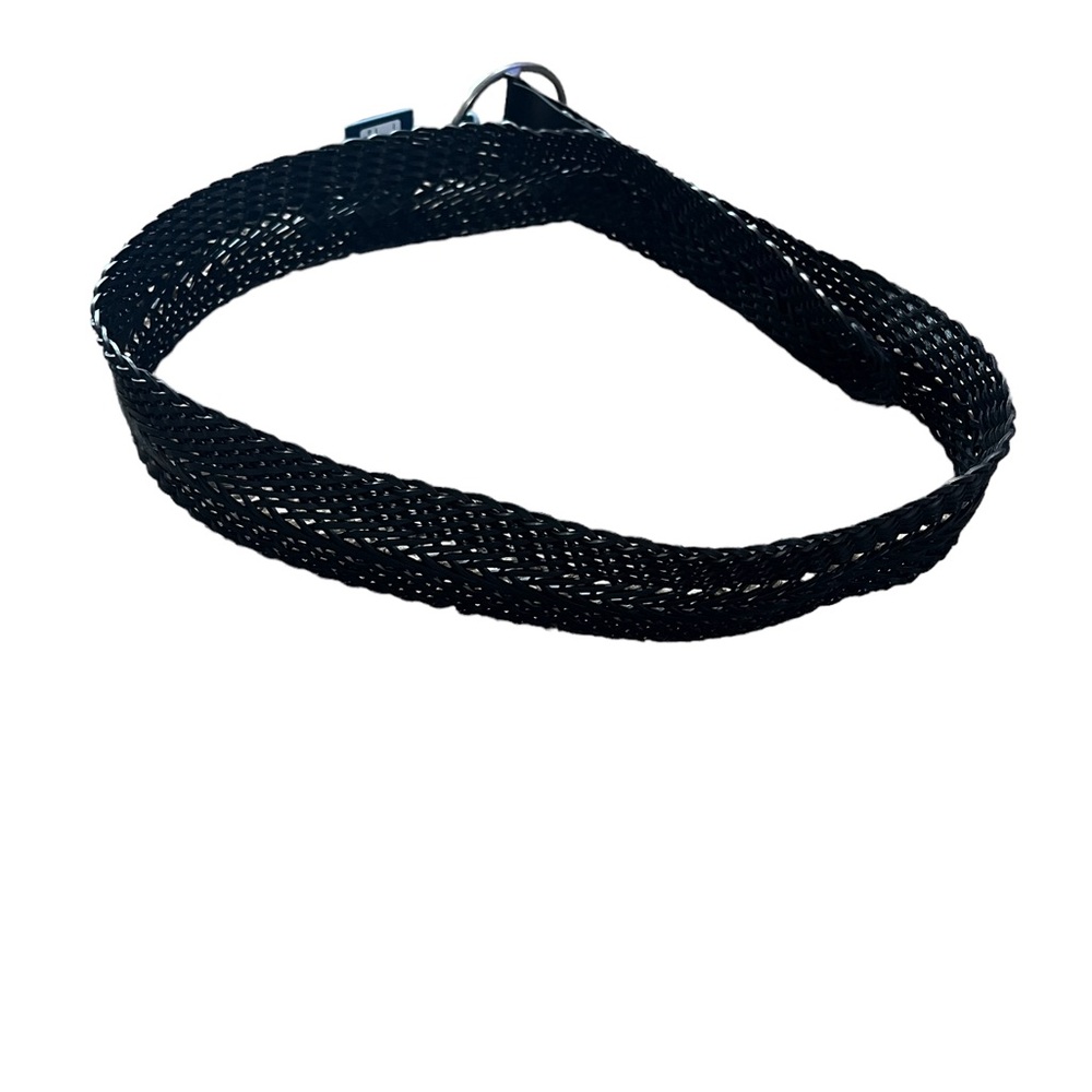 Universal Thread sz M Black  Leather Belt New Braided *